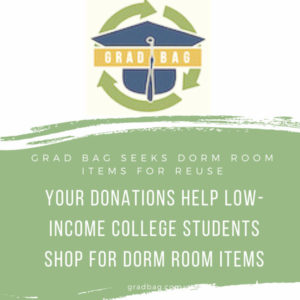 Grad Bag Donate Dorm Supplies